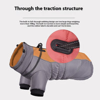 HKM-9972797 Thickened Cotton-Padded Dog Apparel for Autumn & Winter in Various Colors and Sizes