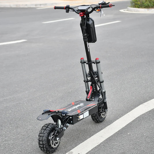 HKM-997523 60V 20Ah Electric Scooter, 5600W Motor, 80-100km Range, 100km/h Max Speed, Foldable Design