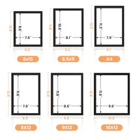 HKM-997523 Customisable A4 Wooden Photo Frame for Desktop and Wall Mounting in Various Sizes