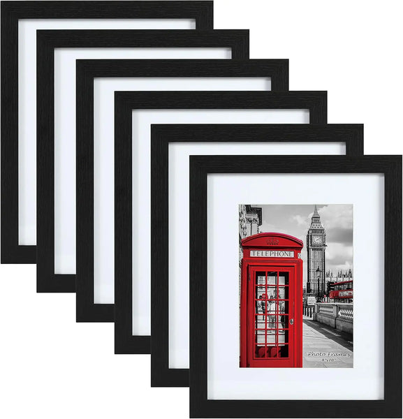 HKM-997523 Customisable A4 Wooden Photo Frame for Desktop and Wall Mounting in Various Sizes