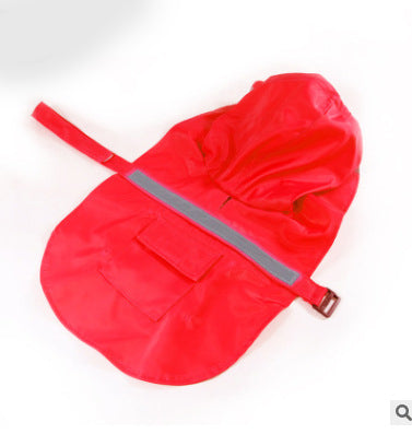HKM-9976381 Reflective Waterproof Raincoat for Large and Medium Dogs ¨C Available in Multiple Colors