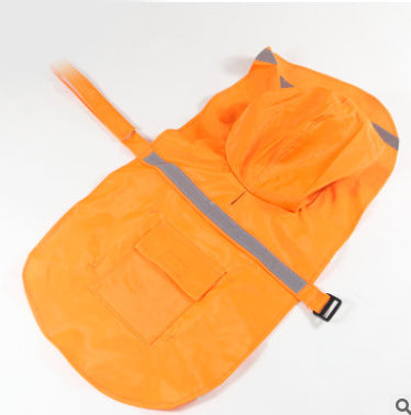 HKM-9976381 Reflective Waterproof Raincoat for Large and Medium Dogs ¨C Available in Multiple Colors