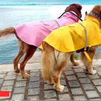 HKM-9976381 Reflective Waterproof Raincoat for Large and Medium Dogs ¨C Available in Multiple Colors
