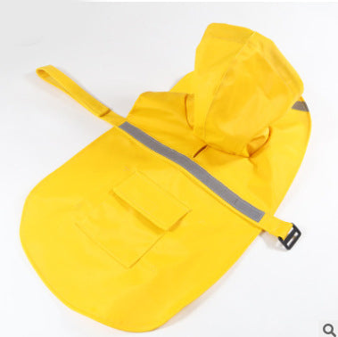 HKM-9976381 Reflective Waterproof Raincoat for Large and Medium Dogs ¨C Available in Multiple Colors
