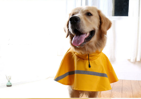 HKM-9976381 Reflective Waterproof Raincoat for Large and Medium Dogs ¨C Available in Multiple Colors