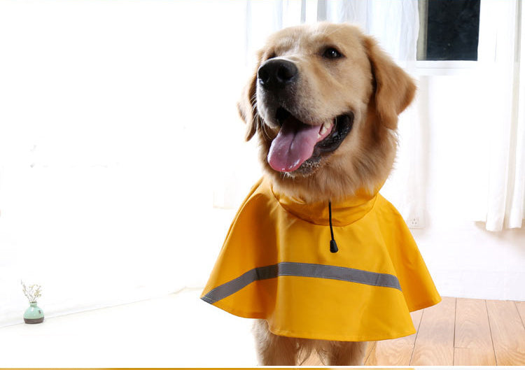 HKM-9976381 Reflective Waterproof Raincoat for Large and Medium Dogs ¨C Available in Multiple Colors