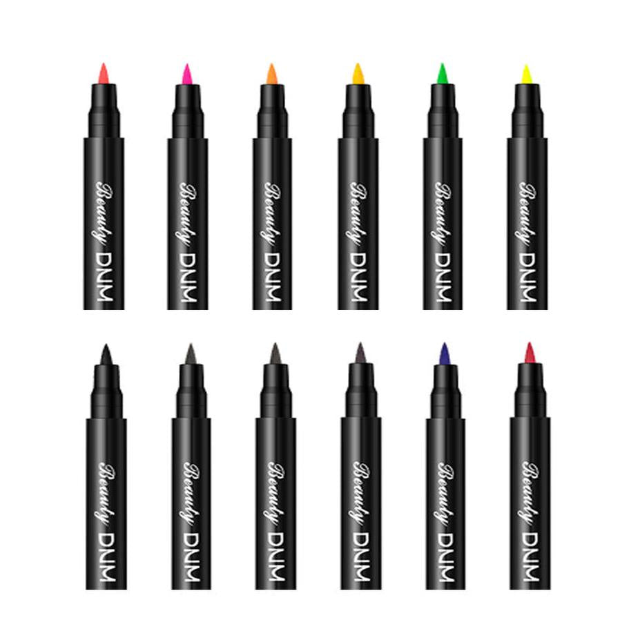 HKM-997715 Vibrant 12-Color Eyeliner Set for Endless Eye Makeup Looks