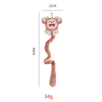 HKM-9977661 Spring-Loaded Durable Plush Cat Toys with Catnip for Chewing and Hanging