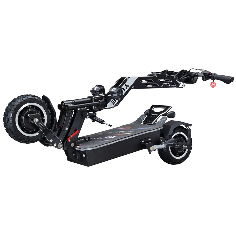 HKM-997843 7000W Dual Motor Electric Scooter with 40Ah Battery, 160km Range, Hydraulic Suspension, Foldable Design