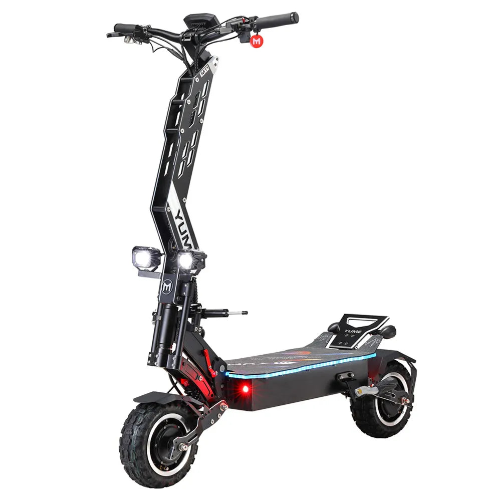 HKM-997843 7000W Dual Motor Electric Scooter with 40Ah Battery, 160km Range, Hydraulic Suspension, Foldable Design