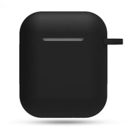 HKM-997843 AirPods 1 & 2 Silica Gel Clamshell Case with Hook and Anti-Loss Rope