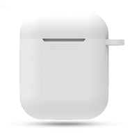 HKM-997843 AirPods 1 & 2 Silica Gel Clamshell Case with Hook and Anti-Loss Rope