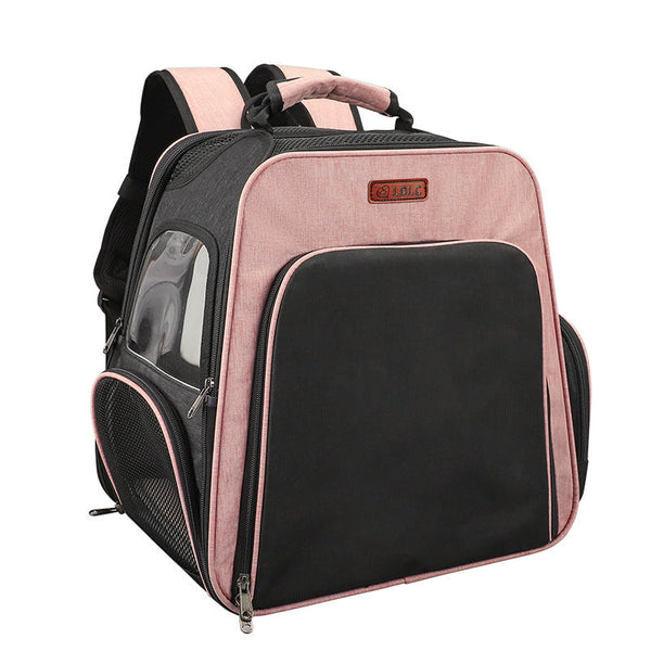 HKM-9980221 Large Outdoor Shoulder Cat and Dog Backpack, 20L Capacity, Durable Composite Material