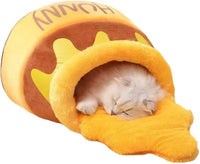 HKM-9981245 Comfortable Memory Foam Cat Bed with Stylish Washable Cover and Removable Cushion