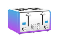 HKM-998547 Electric 4-Slice Smart Touchscreen Bread Toaster for Modern Kitchens