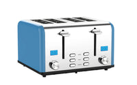 HKM-998547 Electric 4-Slice Smart Touchscreen Bread Toaster for Modern Kitchens