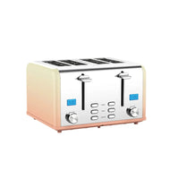 HKM-998547 Electric 4-Slice Smart Touchscreen Bread Toaster for Modern Kitchens