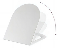 HKM-998675 Durable PP Toilet Seat Cover for Standard Bathroom WCs