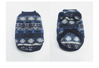 HKM-9988285 Cozy Geometric Patterned Pet Vest for Autumn and Winter