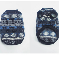 HKM-9988285 Cozy Geometric Patterned Pet Vest for Autumn and Winter