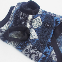 HKM-9988285 Cozy Geometric Patterned Pet Vest for Autumn and Winter