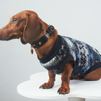 HKM-9988285 Cozy Geometric Patterned Pet Vest for Autumn and Winter