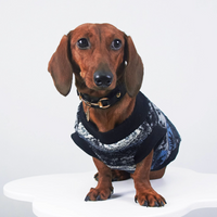HKM-9988285 Cozy Geometric Patterned Pet Vest for Autumn and Winter