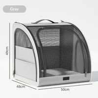 HKM-9988541 Portable Dog Car Bed for Small Pets - Machine Washable, All-Season Design (Up to 30 lbs)