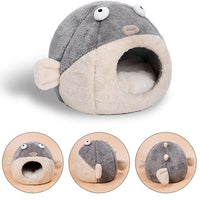 HKM-9989565 Balloonfish-Shaped Pet Mat Cushion for Cats and Small Dogs – Cozy Indoor Bed Accessory