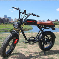 HKM-999123 Foldable Electric Bicycle with 7-Speed Gears, Rear Hub Motor, and 20” Tires