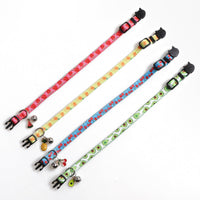 HKM-9991485 Fruity Polyester Cat Collar in Avocado, Pineapple, Watermelon, Cherry, and Strawberry Designs