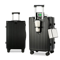 HKM-999187 Lightweight Wheeled Luggage Set - 3-Piece Soft Carry-On Suitcase Collection