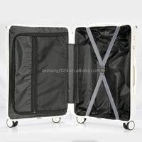 HKM-999187 Lightweight Wheeled Luggage Set - 3-Piece Soft Carry-On Suitcase Collection