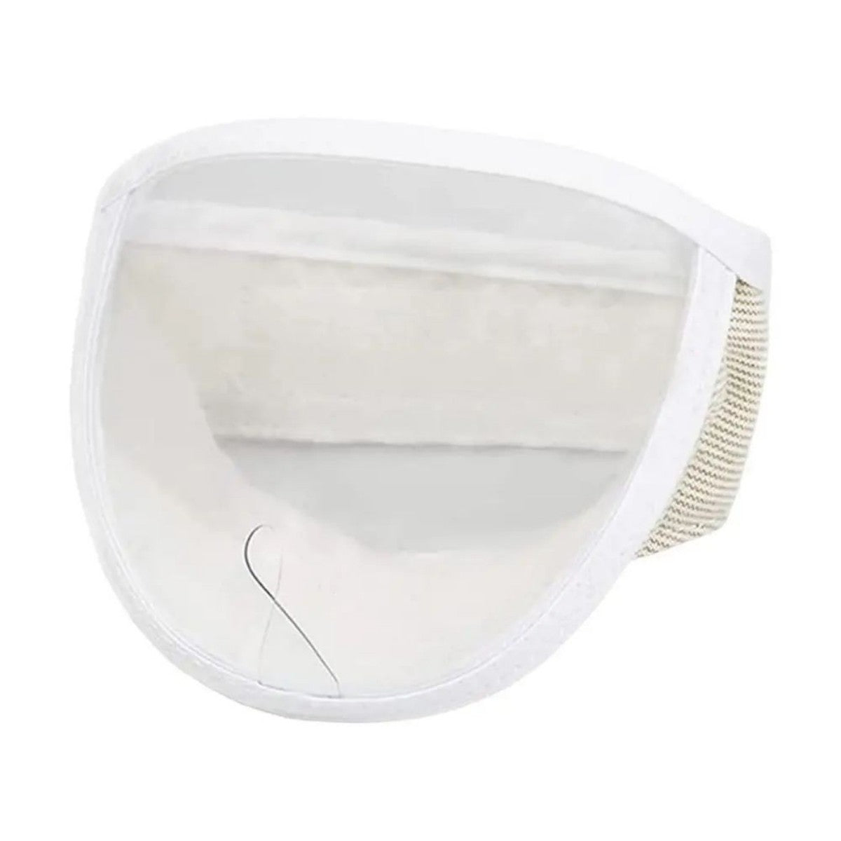 HKM-9992765 Breathable Anti-Bite Muzzle for Cats and Dogs – Soft Cotton and Transparent PVC, Comfortable Design with Air Hole