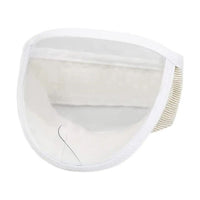 HKM-9992765 Breathable Anti-Bite Muzzle for Cats and Dogs – Soft Cotton and Transparent PVC, Comfortable Design with Air Hole