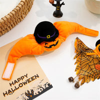 HKM-9994301 Festive Pumpkin Vest for Pets - Comfortable Cat and Dog Costume Harness for Halloween and Thanksgiving