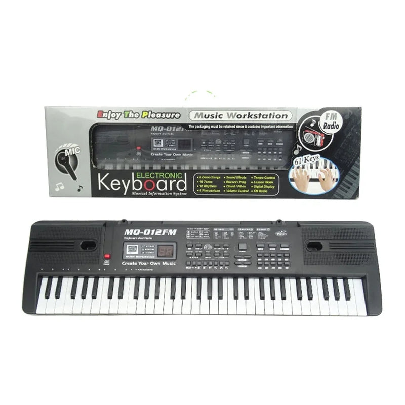 HKM-999443 EPT Electronic Keyboard Toy Piano with Microphone for Kids, Battery Operated, Educational Music Instrument