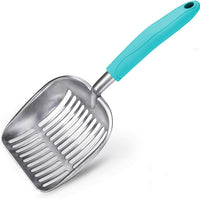 HKM-9995453 Aluminum Alloy Cat Litter Scoop in Various Colors - Large Size 35cm