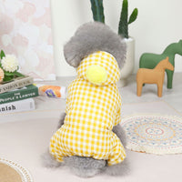 HKM-999635 Colorful Four-Legged Cotton Pet Coat for Autumn and Winter, Available in Pink, Green, Yellow