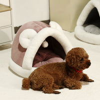 HKM-9996861 Cozy Self-Warming Pet Tent Bed for Cats and Small Dogs - Two Sizes Available