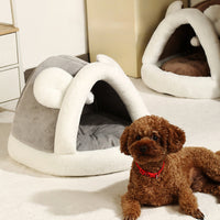 HKM-9996861 Cozy Self-Warming Pet Tent Bed for Cats and Small Dogs - Two Sizes Available