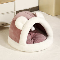 HKM-9996861 Cozy Self-Warming Pet Tent Bed for Cats and Small Dogs - Two Sizes Available