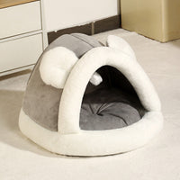 HKM-9996861 Cozy Self-Warming Pet Tent Bed for Cats and Small Dogs - Two Sizes Available
