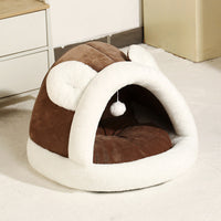 HKM-9996861 Cozy Self-Warming Pet Tent Bed for Cats and Small Dogs - Two Sizes Available