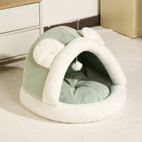 HKM-9996861 Cozy Self-Warming Pet Tent Bed for Cats and Small Dogs - Two Sizes Available