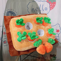 HKM-9997885 Parent-Child Plush Radish Doll - Soft PP Cotton Filling, Short Plush Design