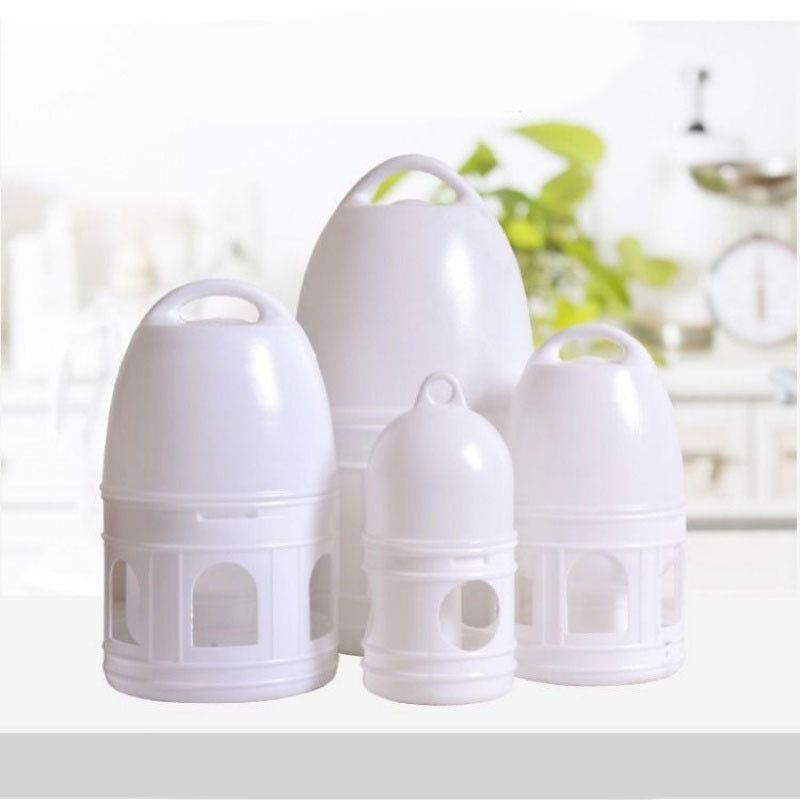 HKM-999891 Pigeon Feeding Bottle - White Plastic Container, Available in 1L, 3L, and 5L Sizes