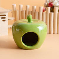 HKM-9999293 Ceramic Hamster Nest Shelter ¨C Four Seasons Universal in Red and Green