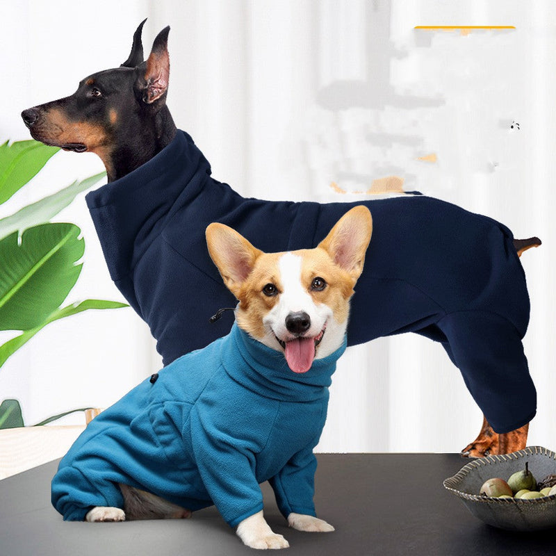 HKM-9999421 Windproof Fleece Dog Snow Suit for Cold Weather – Available in Multiple Sizes