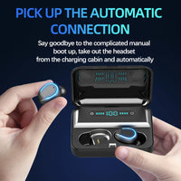 HKM-999955 True Wireless Earbuds with Touch Control and HiFi Stereo Sound for Sports and Gaming